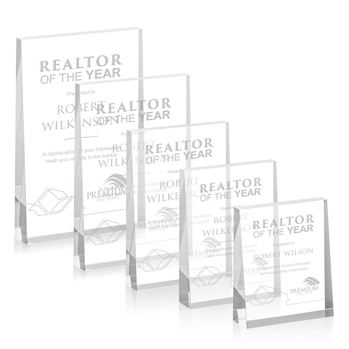 Lansing Award - Clear (Vert)