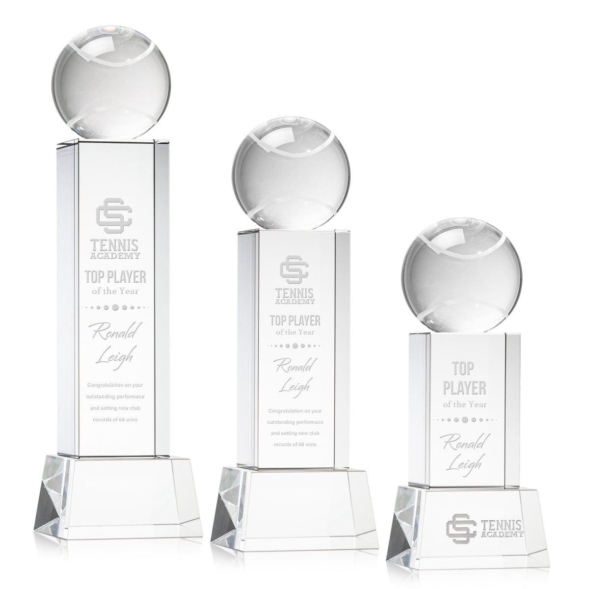 Tennis Ball Award on Belcroft Base