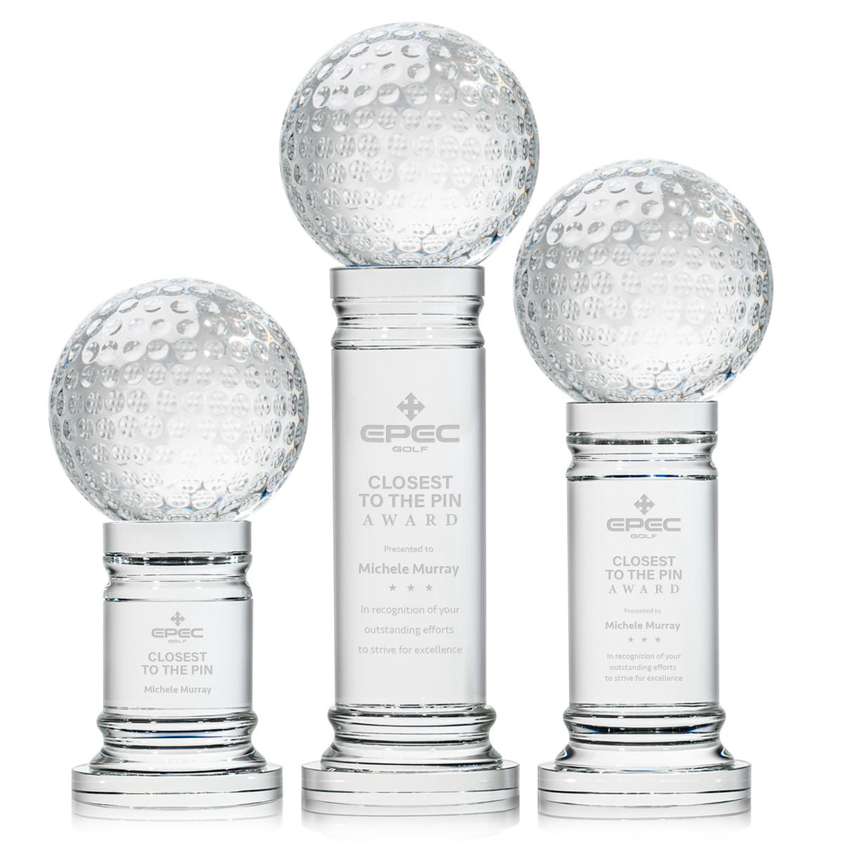 Golf Ball Award on Colverstone Base