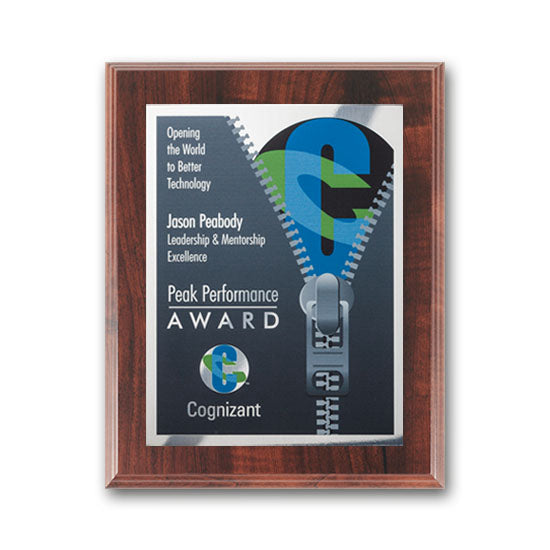 SpectraPrint™ Plaque - Walnut Silver