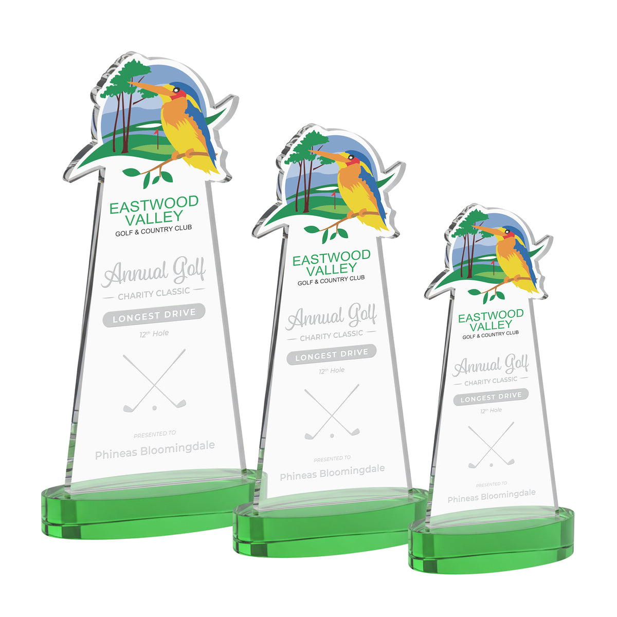 EdgeCraft Tapered Award on Alberton - Green (via Ocean)