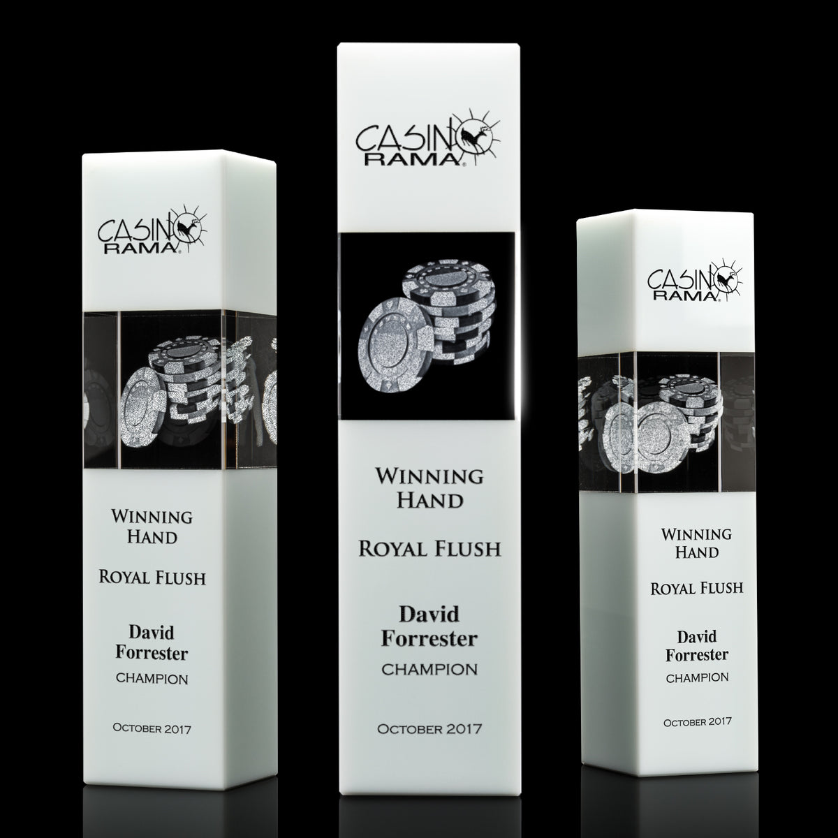 Araceli Tower 3D Award - White