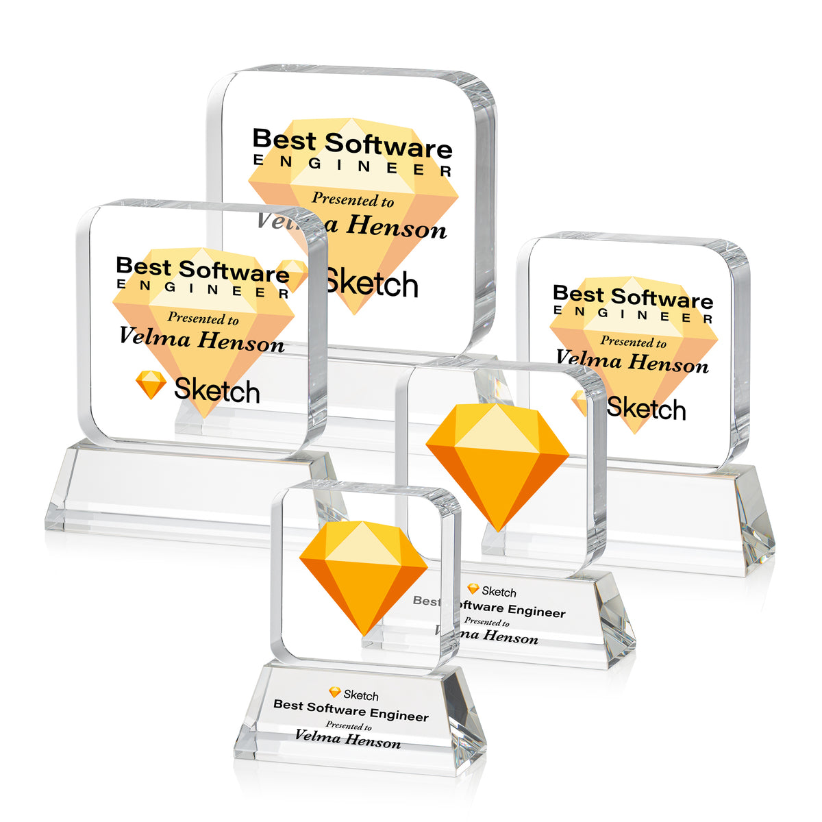 Flamborough VividPrint™ Award on Base