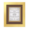 Premier Artisan Paper Certificate Framed Award