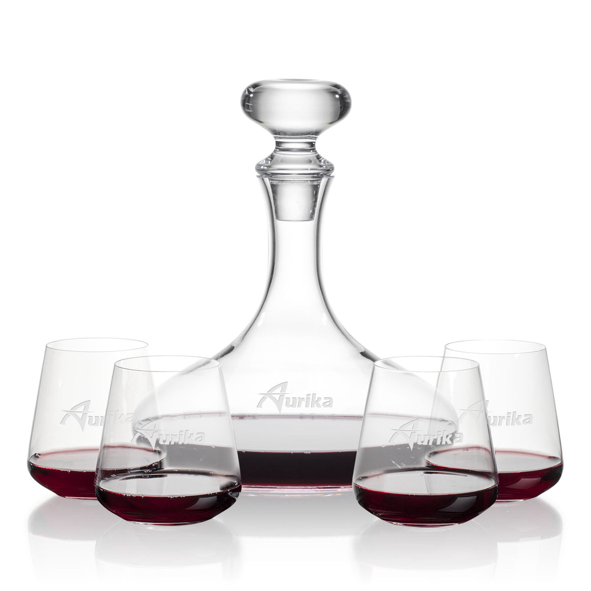 Stratford Decanter & Breckland Stemless Wine