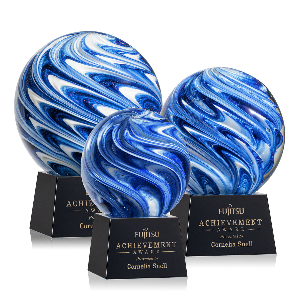 Naples Award on Robson Base - Black
