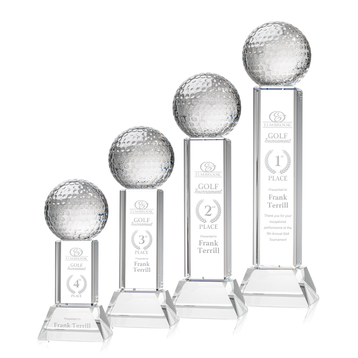 Golf Ball Award on Stowe Base