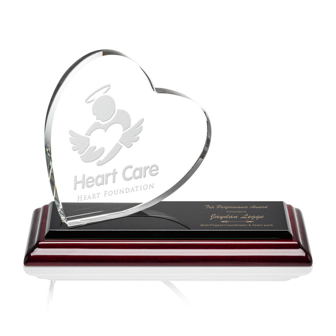 Northam Heart Award - Deep Etch