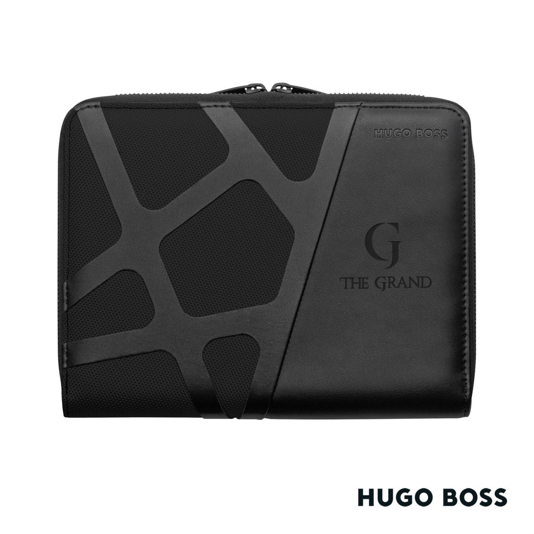 Hugo Boss® A5 Conference Folder – Black