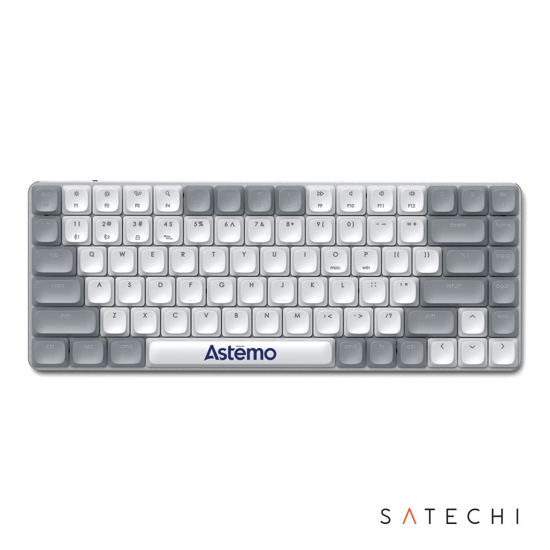 SATECHI® SM1 Slim Mechanical Backlit Bluetooth Keyboard – White