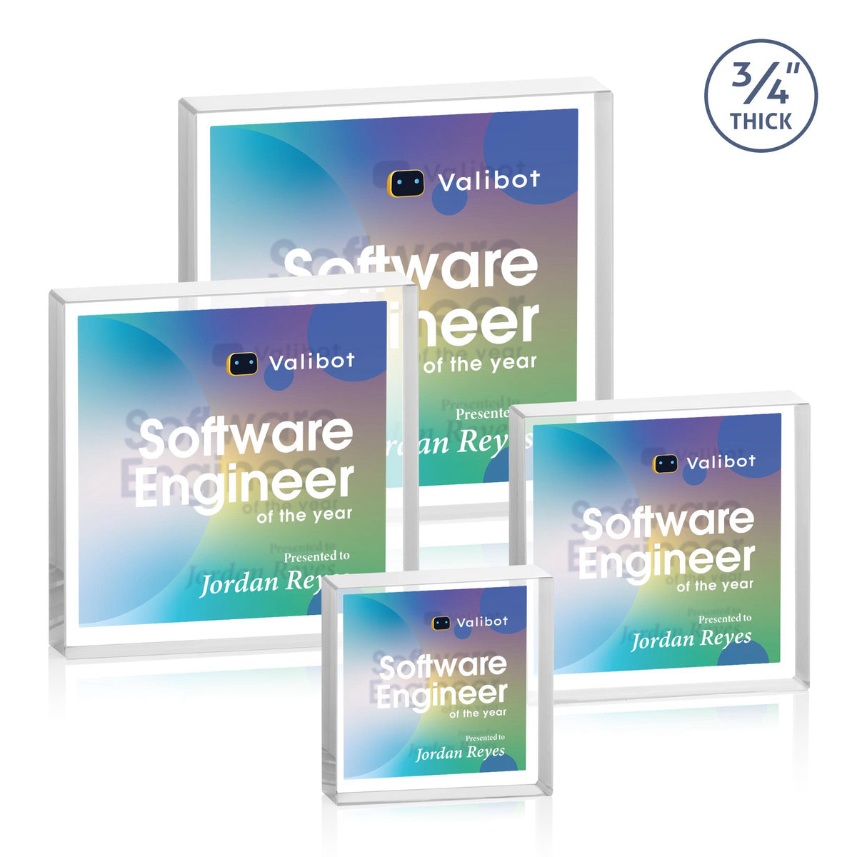 Upton Square VividPrint™ Double Sided Award