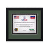 Primrose Artisan Paper Certificate Framed Award
