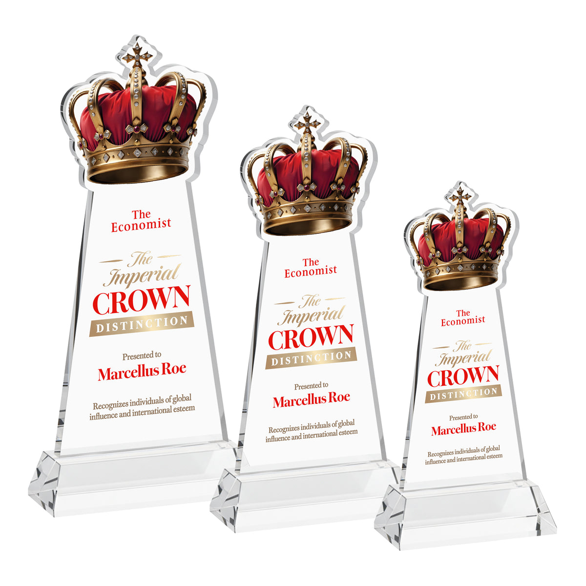 Crown VividPrint™ Award on Hartford Base