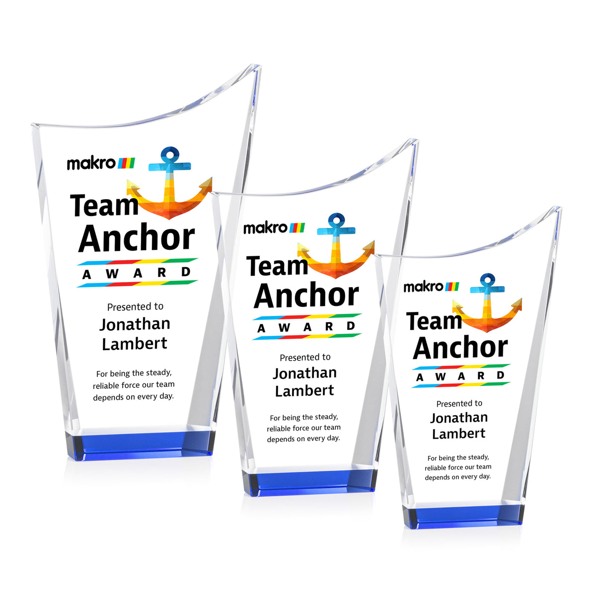Burnett VividPrint™ Award - Blue 
