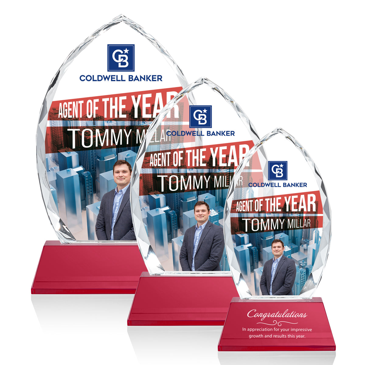 Wilton VividPrint™ Award on Newhaven - Red