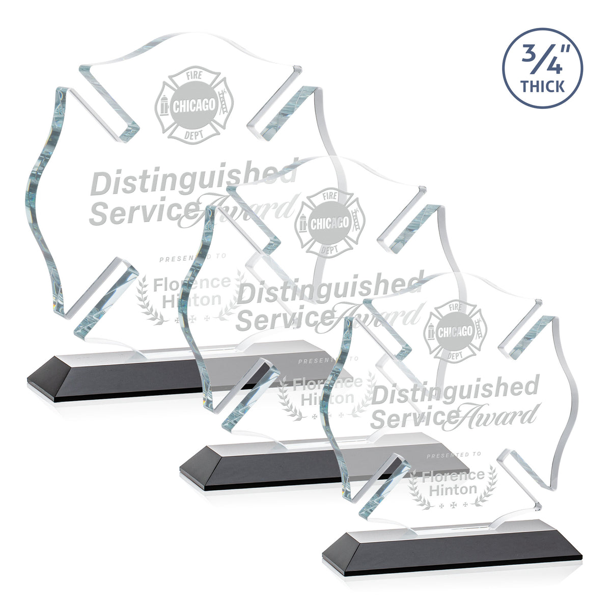 Maltese Cross Award - Black