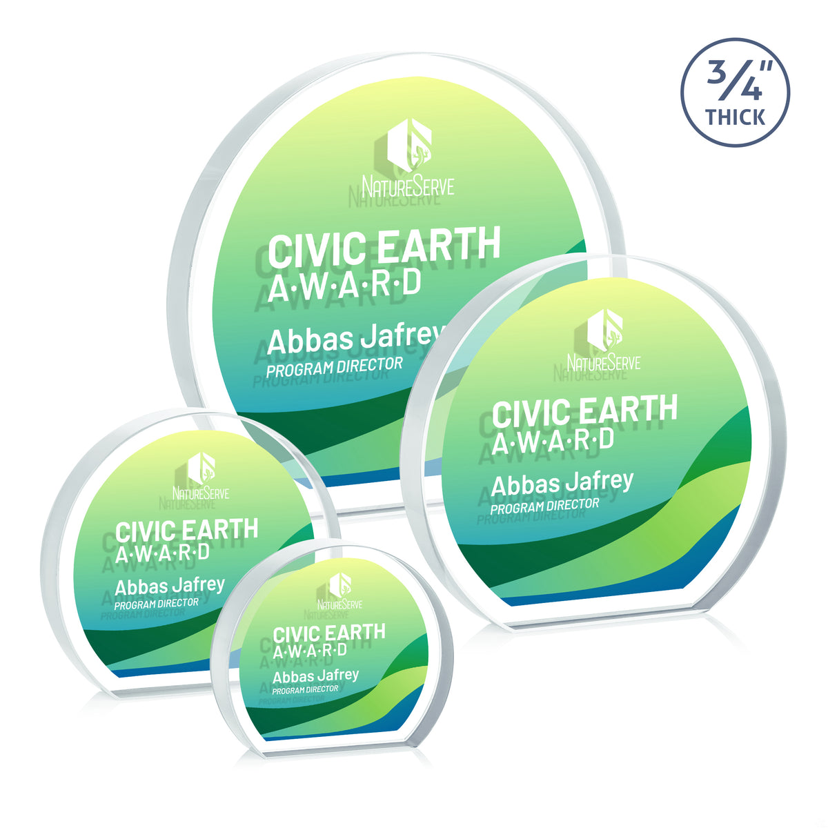 Maren Hemisphere VividPrint™ Double Sided Award