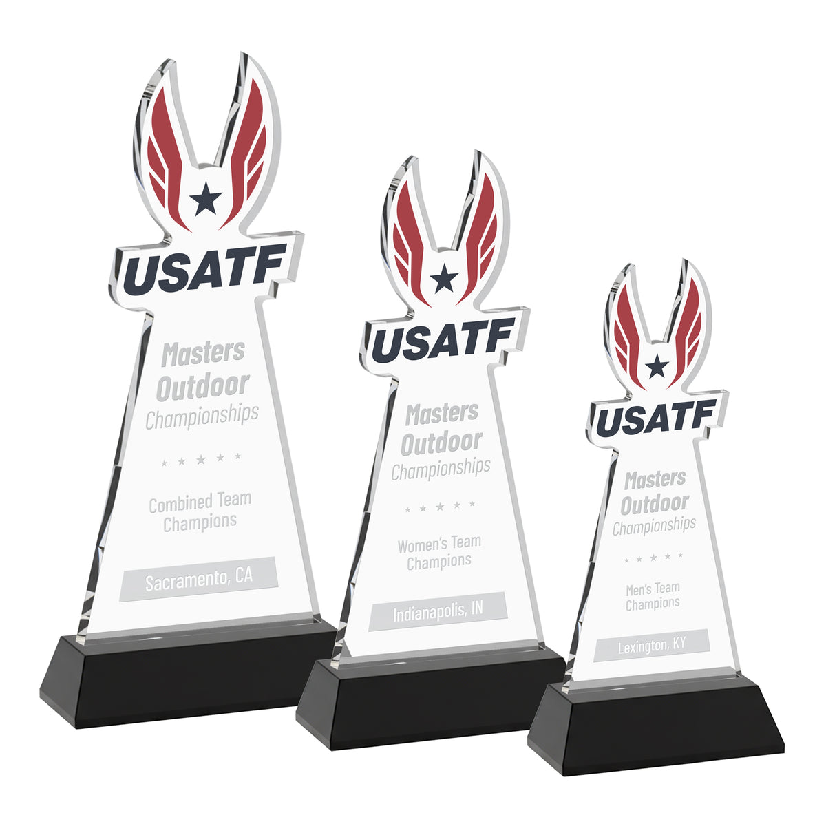 EdgeCraft Tapered Award on Hartford - Black (via Air)