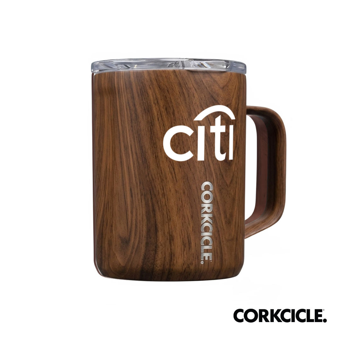 Corkcicle® Mug - 16oz — Walnut Wood — CRK1009-WW