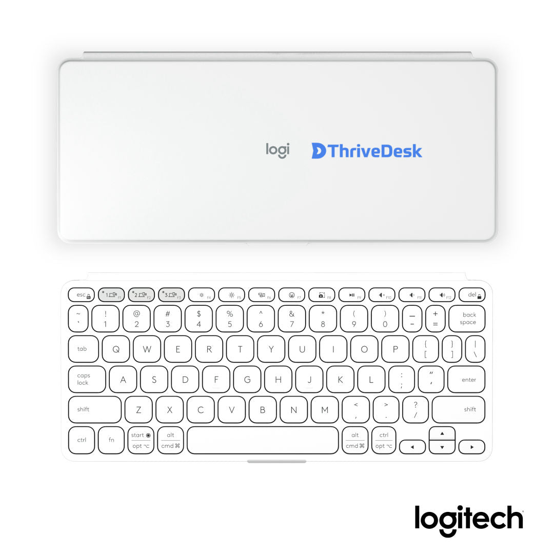 Logitech® Keys-To-Go 2 Keyboard – Pale Gray