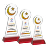 Crescent & Star VividPrint™ Award on Hartford Base