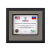 Primrose Artisan Paper Certificate Framed Award