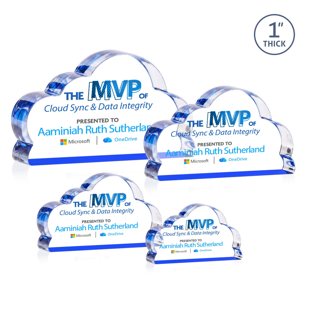 Cloud 9 VividPrint™ Award - Blue