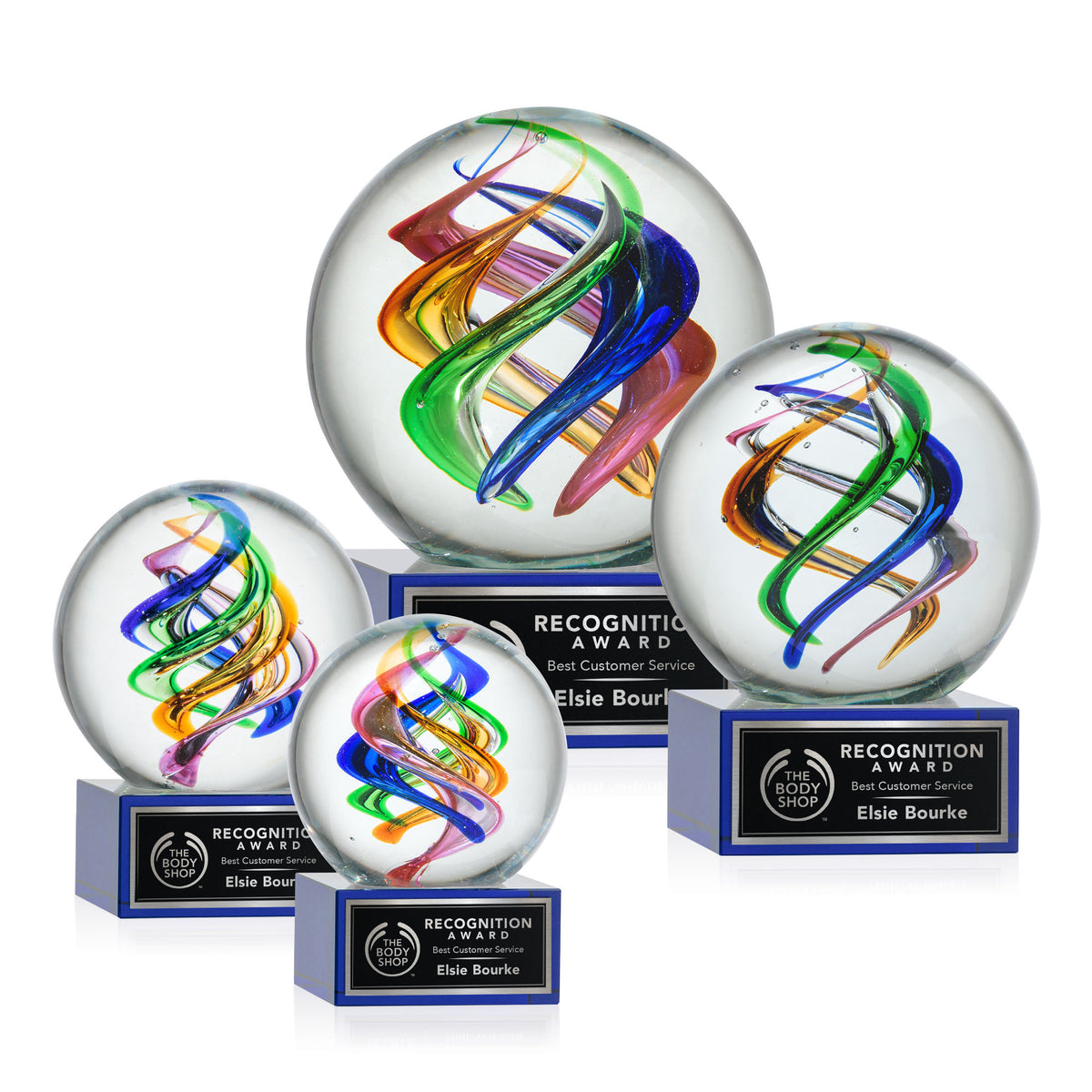 Galileo Award on Hancock Base - Blue