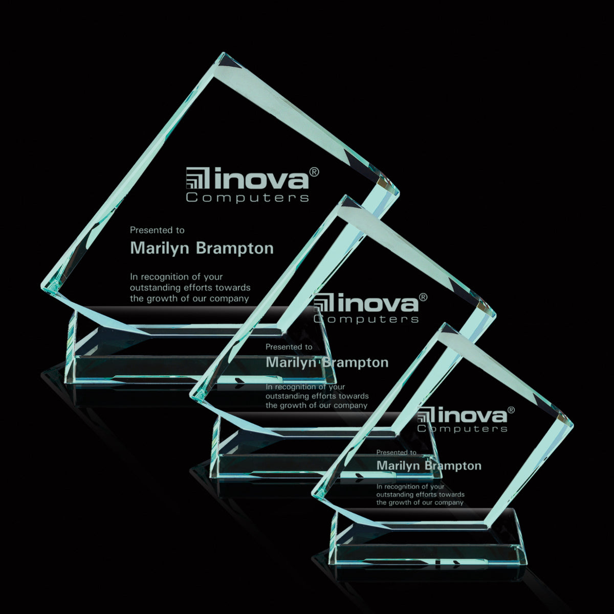 Distinction Award — Asymmetric Beveled Glass