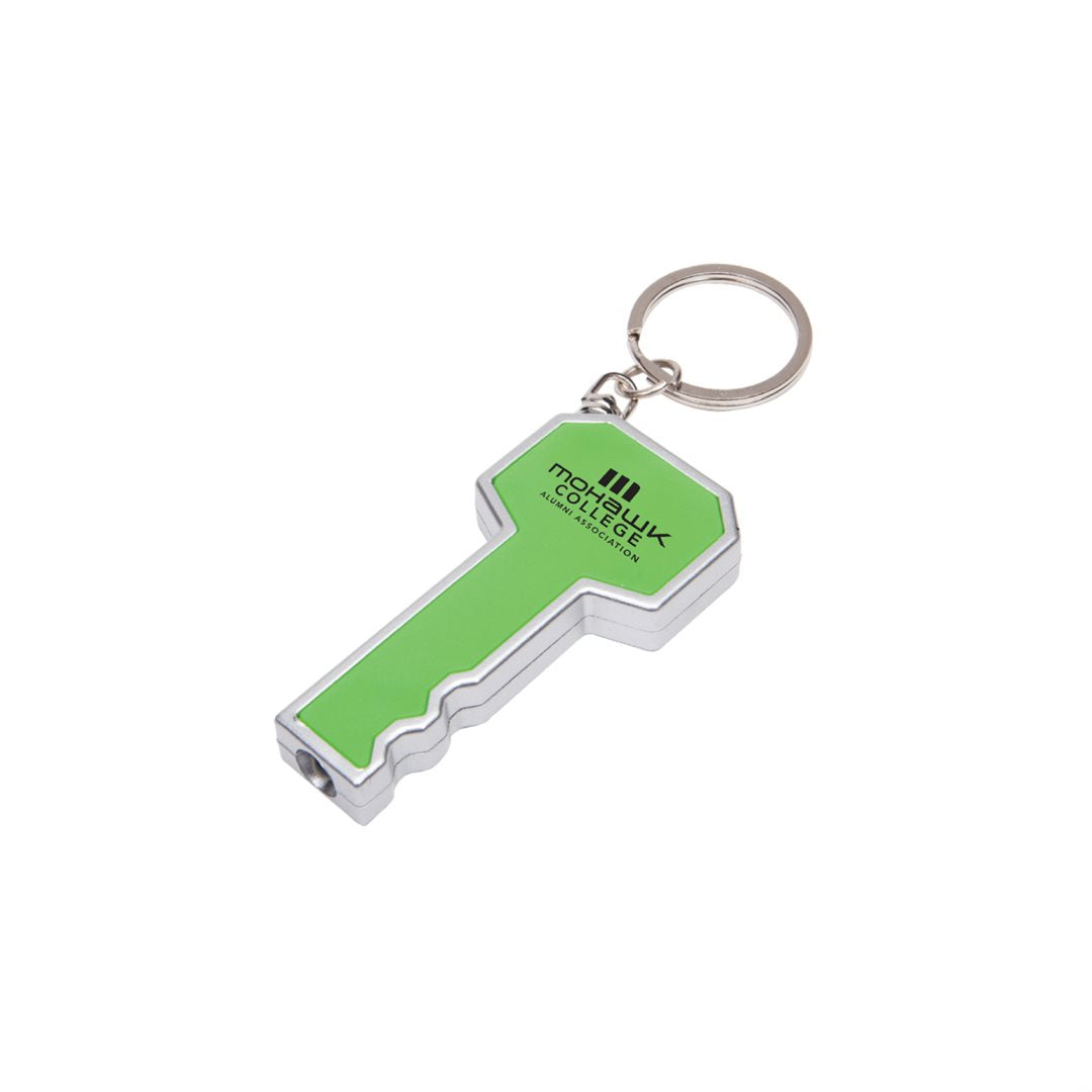 Key LED Flashlight / Keychain – Lime Green
