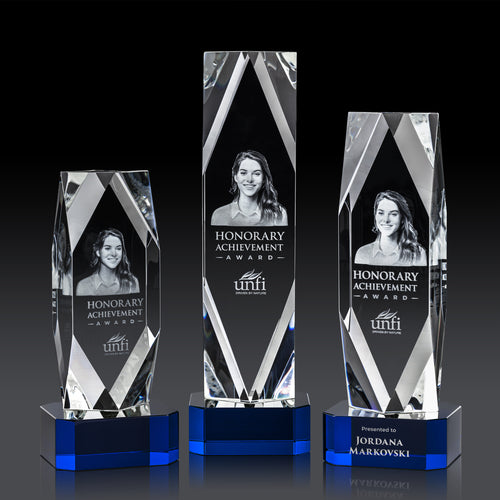 Delta 3D Award on Base - Blue