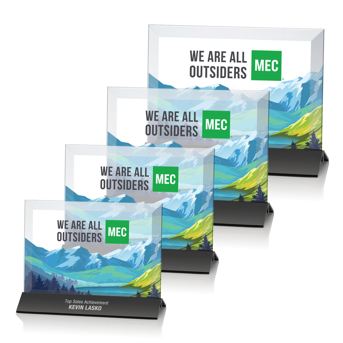 Rainsworth VividPrint™ Award - Black/Horizontal