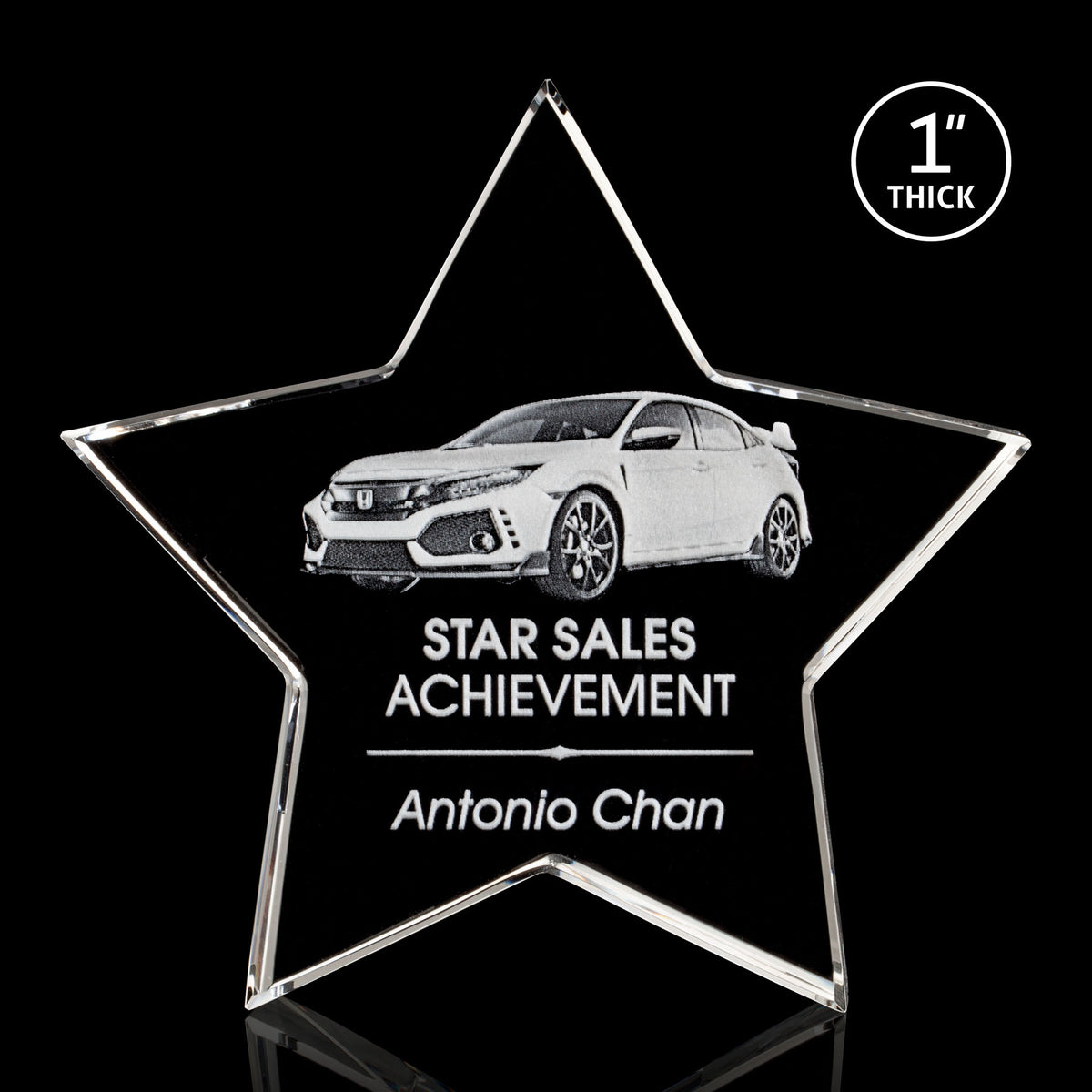 Standing Star Award 3D