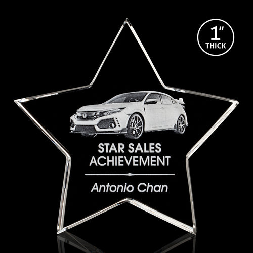 Standing Star Award 3D