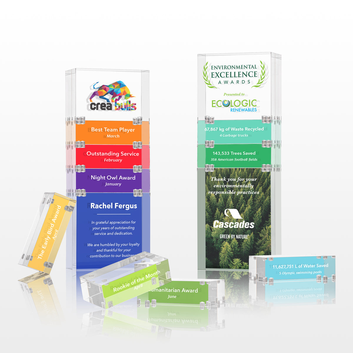 Derringer VividPrint™ Double-Sided Award