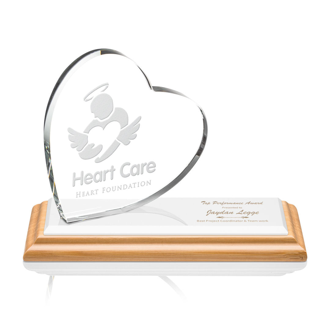 Northam Heart Award - Deep Etch