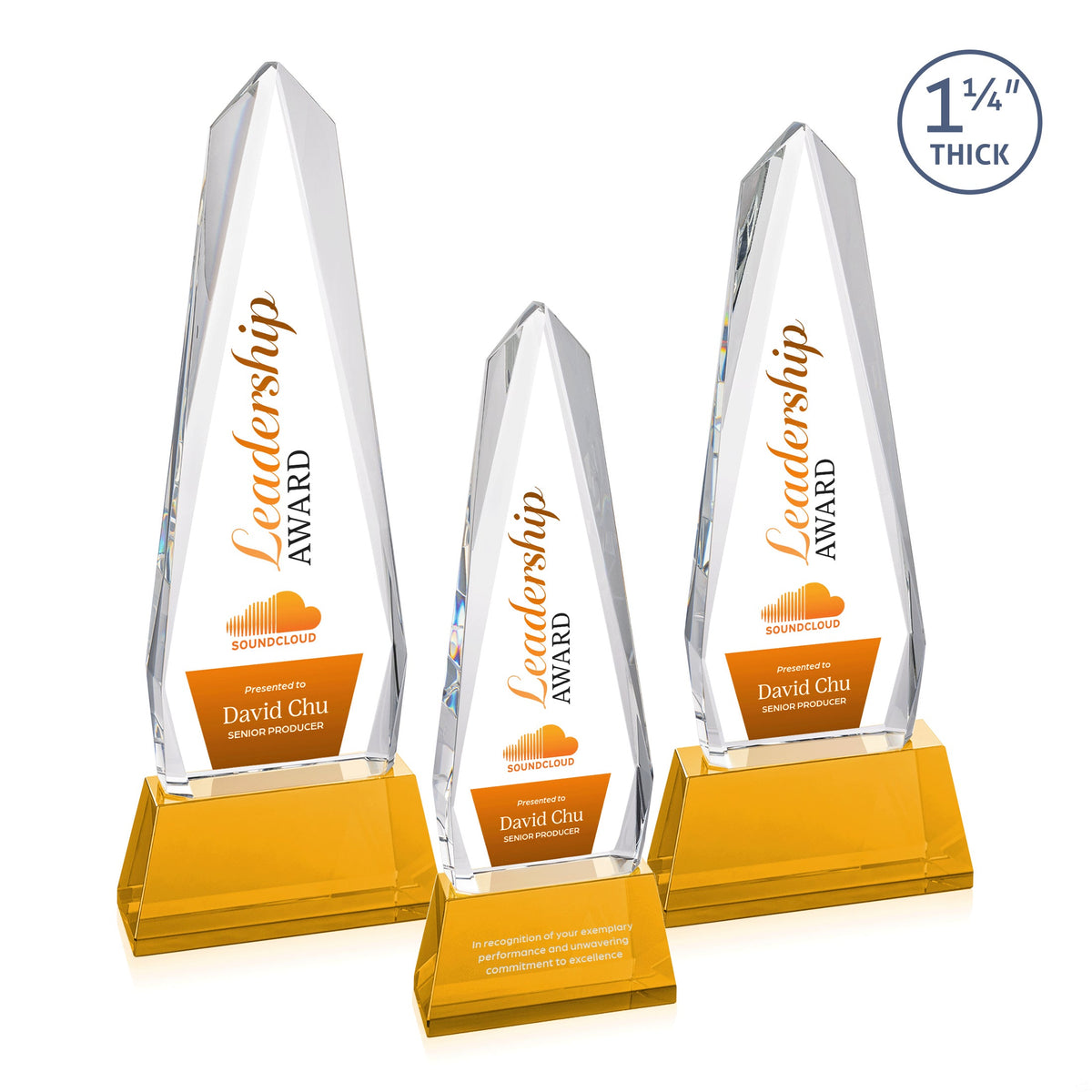Cheswick VividPrint™ Award on Entwhistle Base