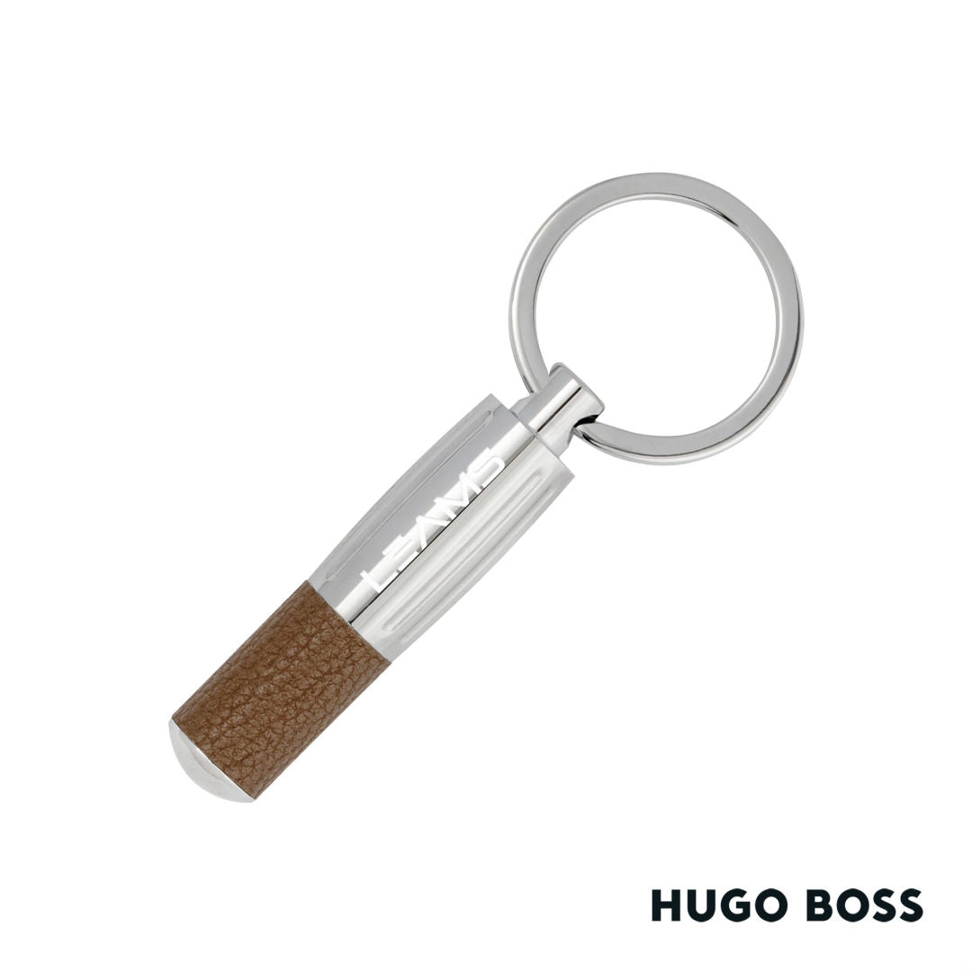 Hugo Boss® Pure Iconic Key Ring – Camel