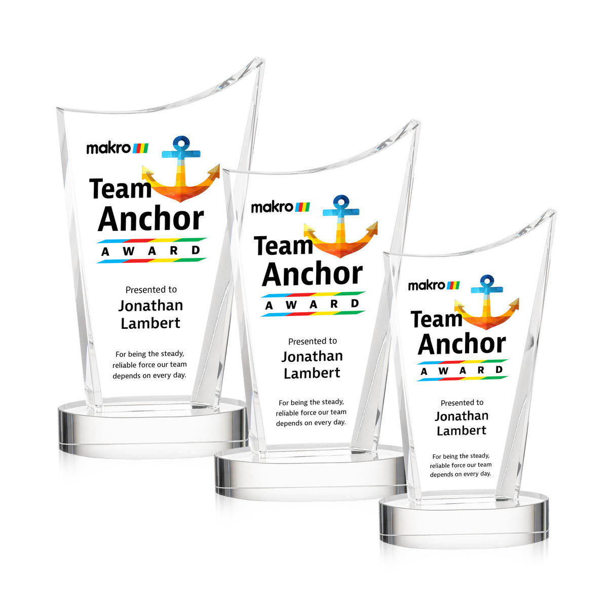 Burnett VividPrint™ Award on Alberton Base