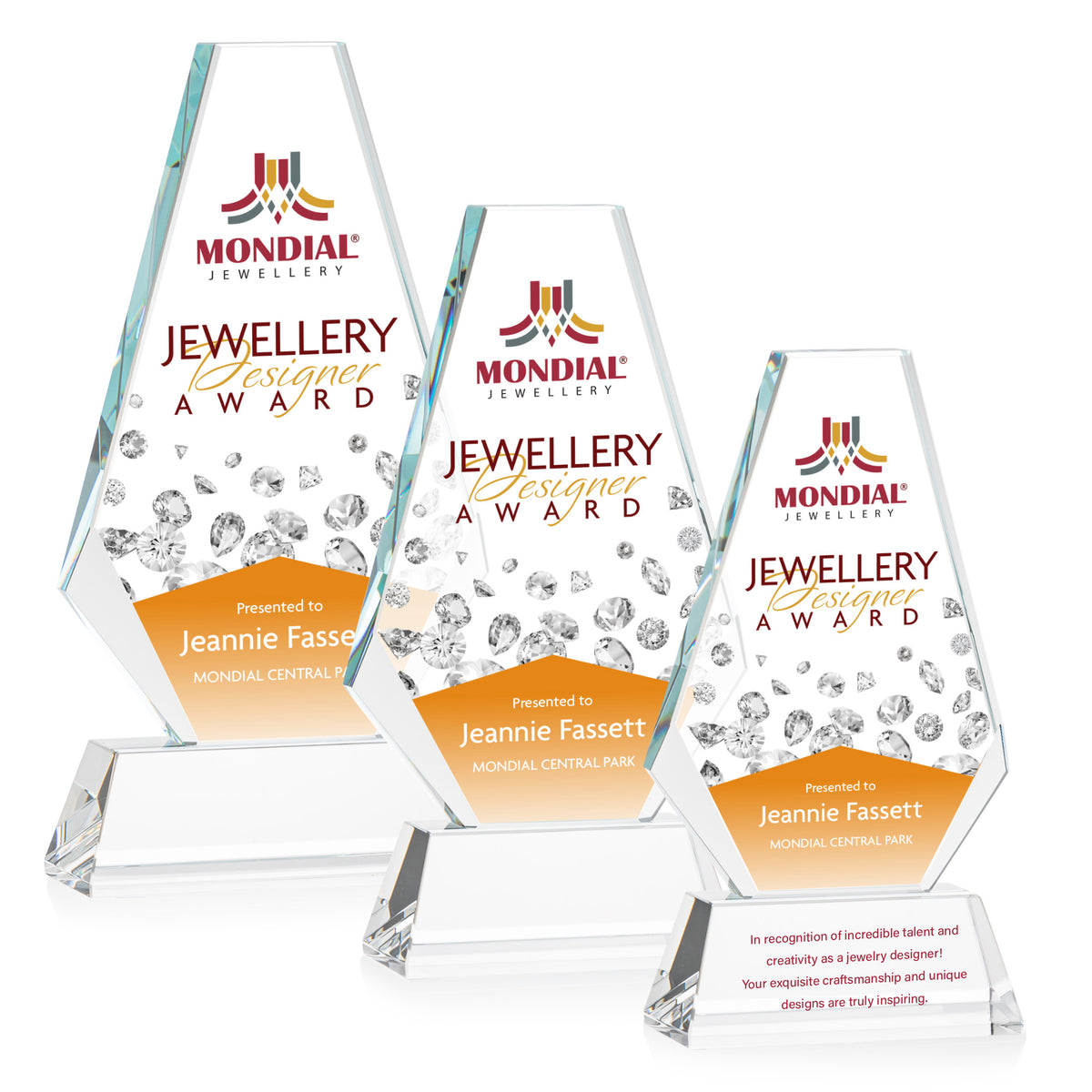 Kingsley VividPrint™ Award – Base & Size Options