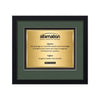Primrose Certificate TexEtch Framed Award