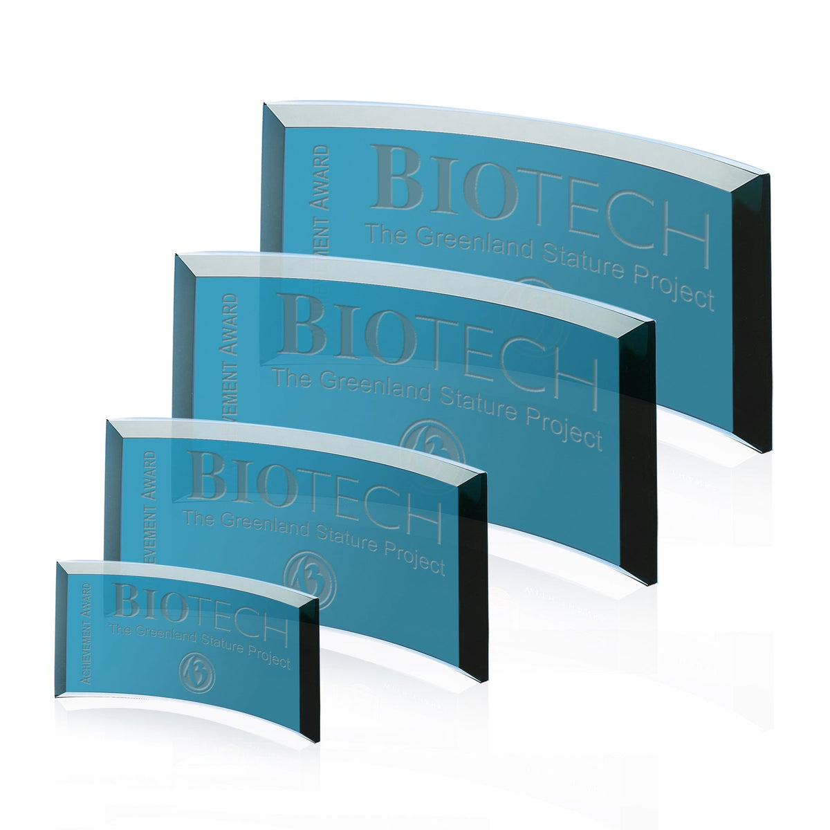 Crescent Award - Teal