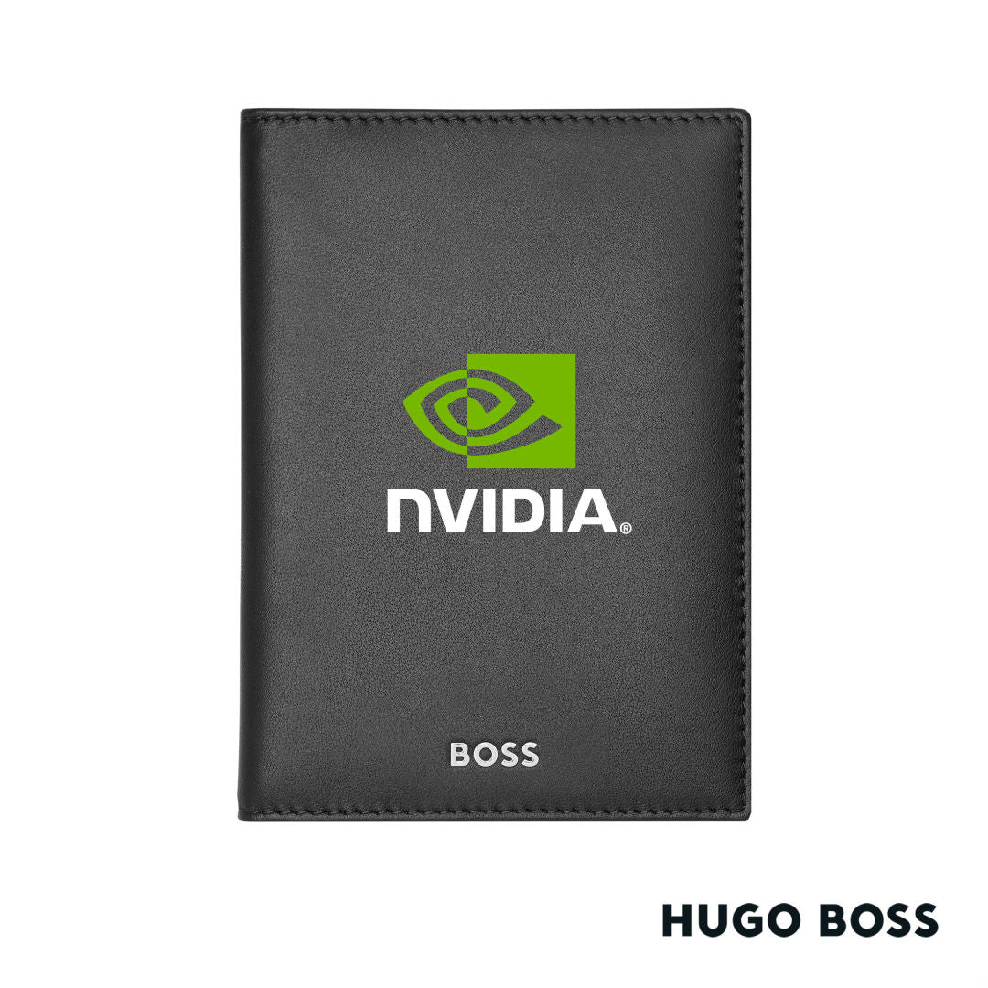 Hugo Boss® Classic Smooth Passport Holder – Black