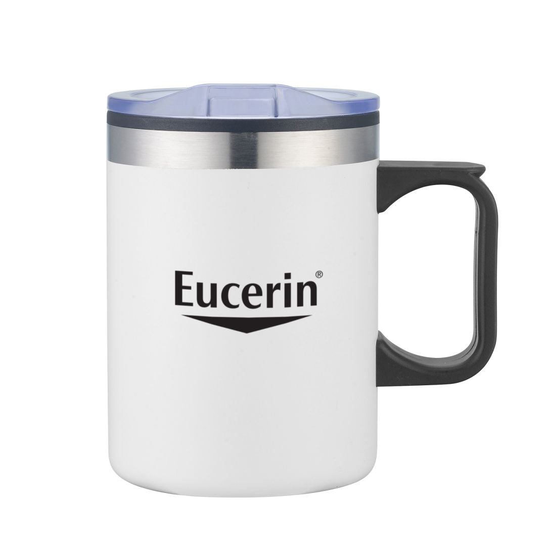 Lou Double Wall Mug - 14oz — Matte White — D133-MW