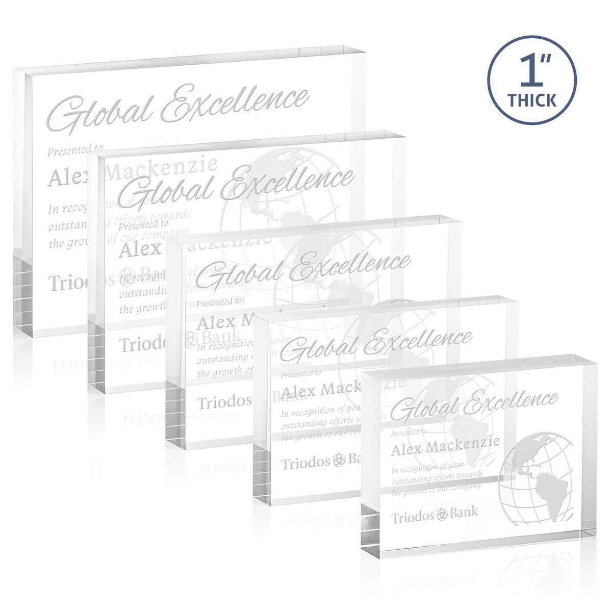 Toledo Award - Clear (Horiz)