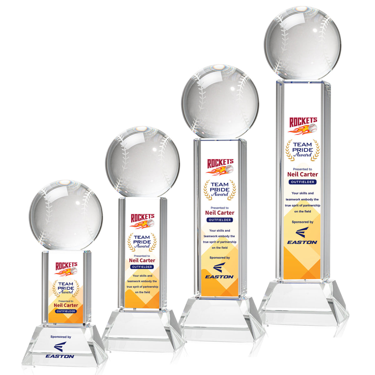 Baseball VividPrint™ Award on Stowe