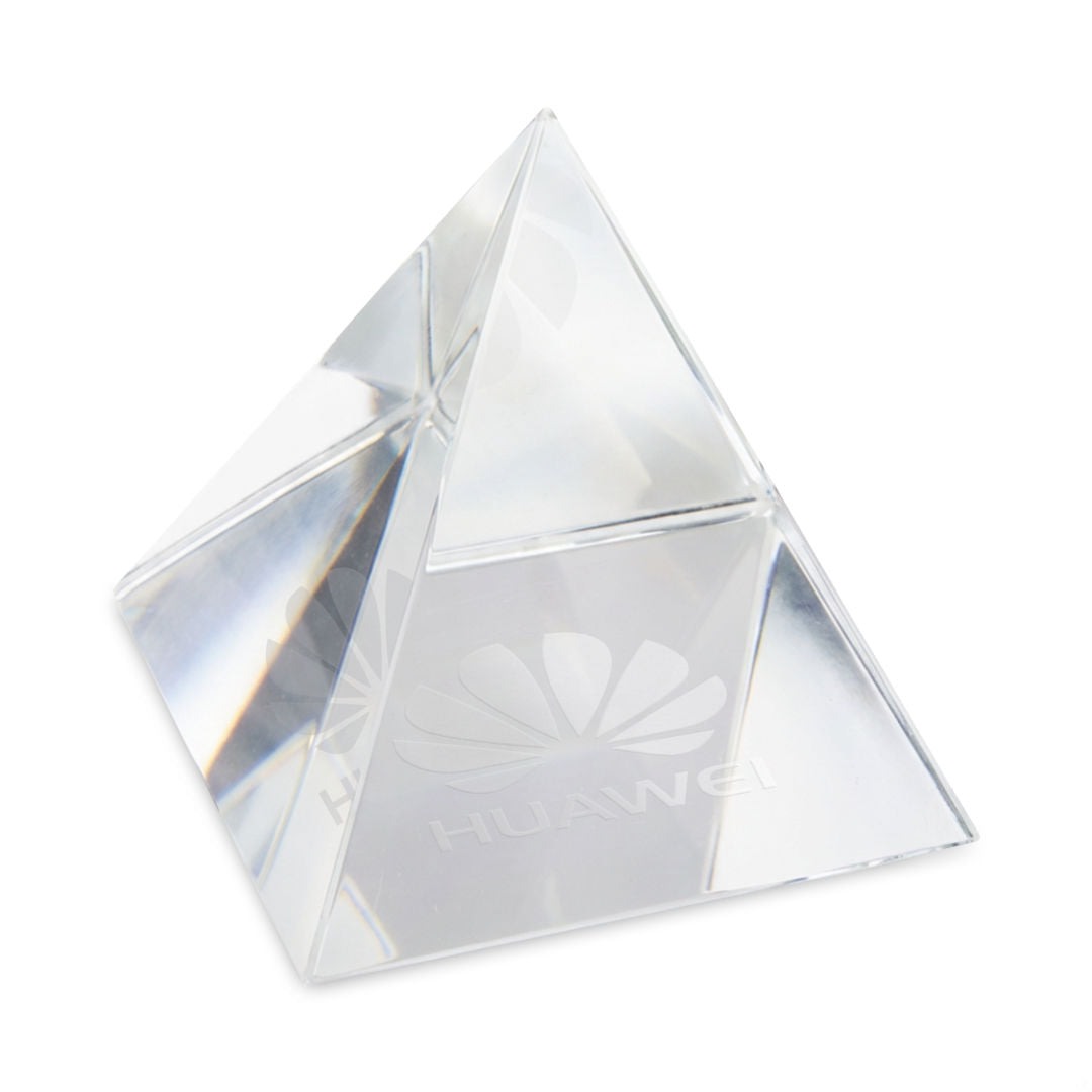Optical Pyramid Award – 3.5" x 3.75" x 3.5"