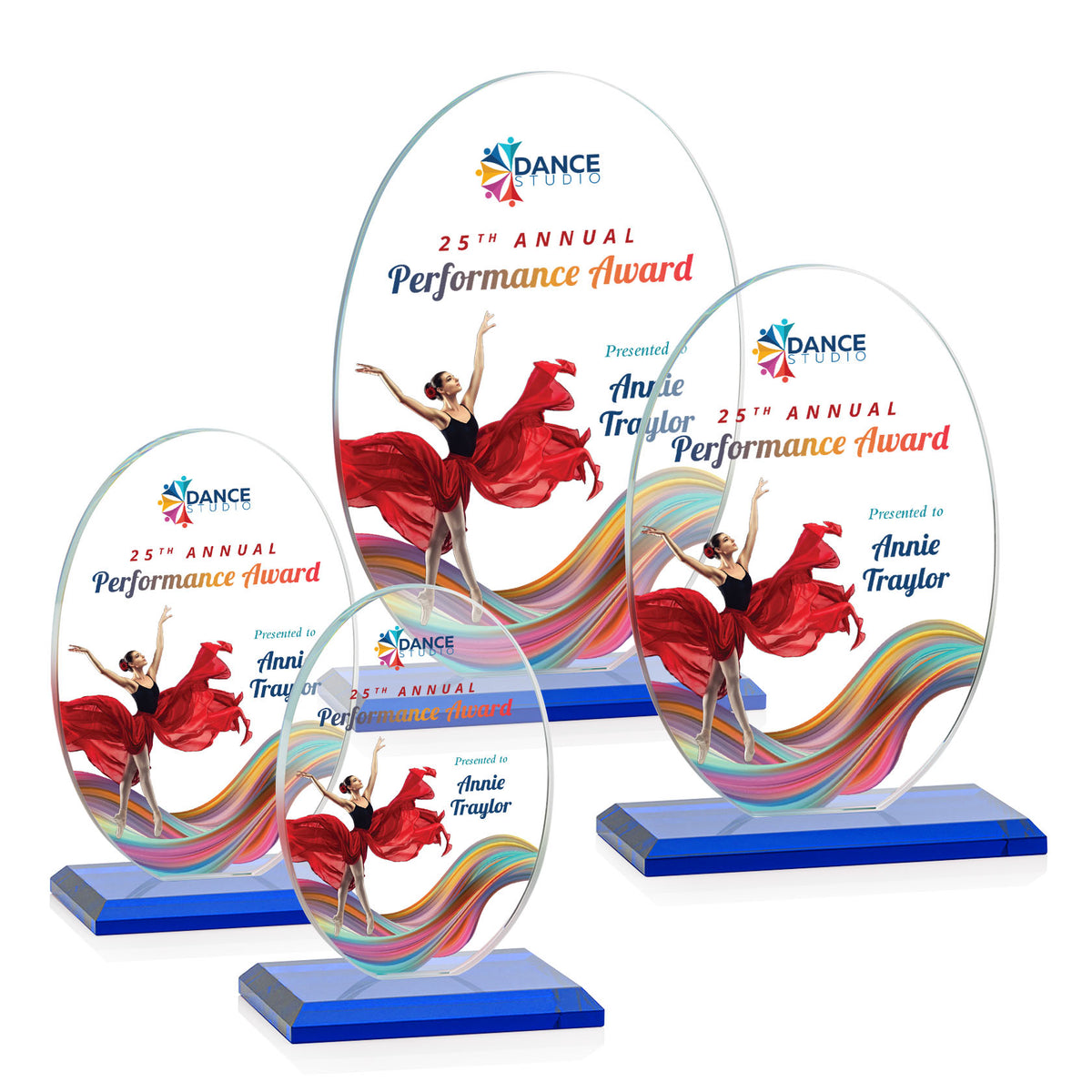 Austin (Vert) VividPrint™ Award - Blue