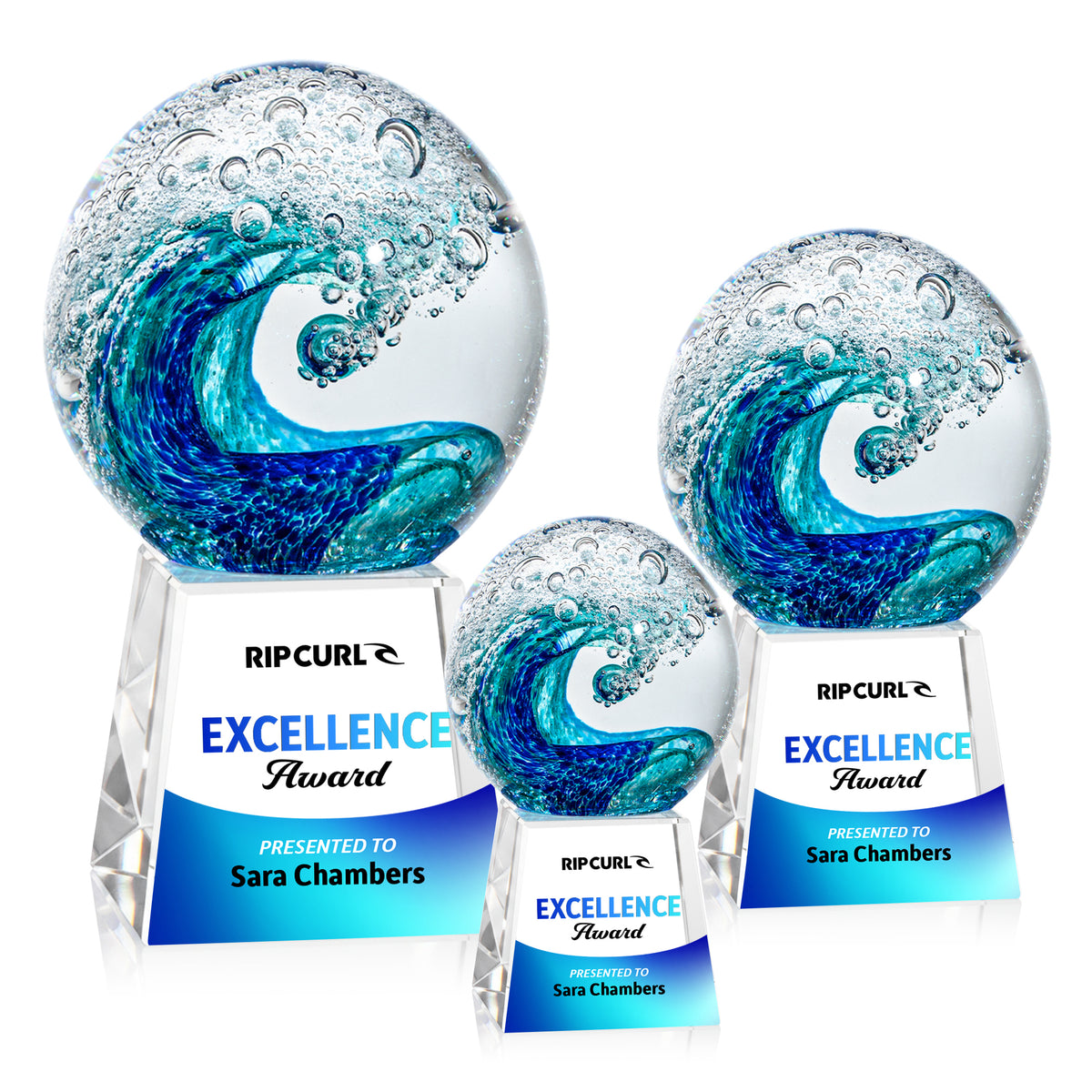 Surfside VividPrint™ Award on Fortino Base