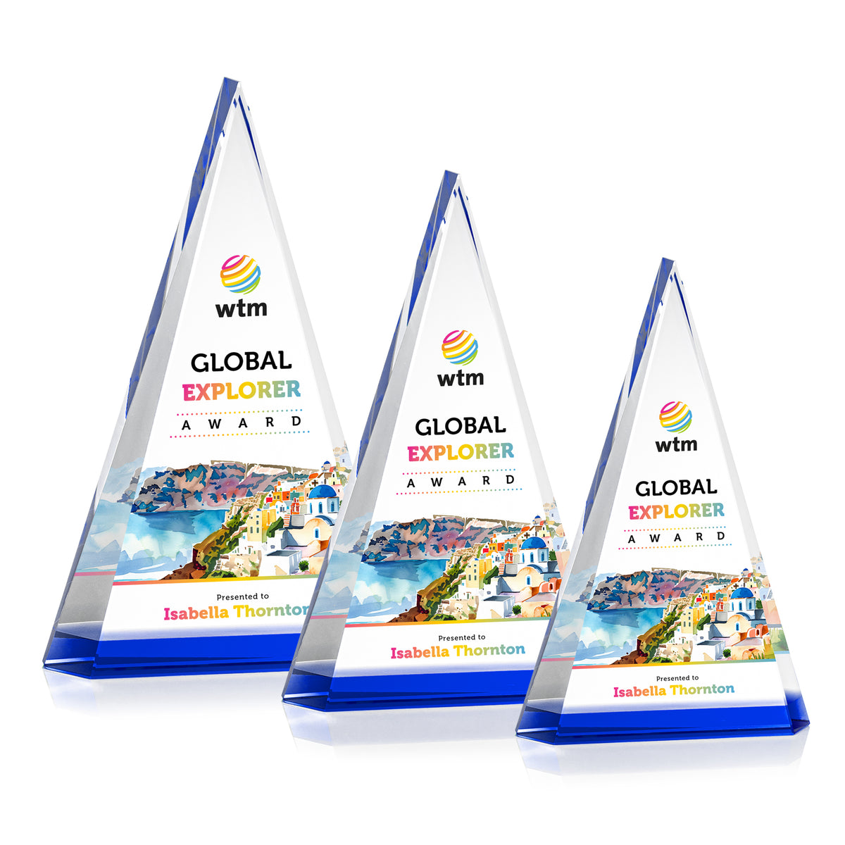 Helston VividPrint™ Award - Blue